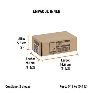 Broca para router, rebajado, 7/8