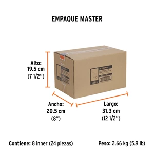 Broca para router, redondeado, 1-1/2