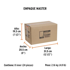 Broca para router, redondeado, 1-1/4