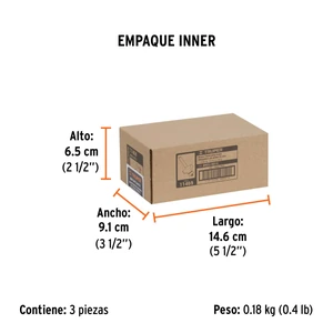 Broca para router, redondeado, 1