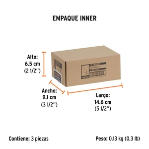 Broca para router, redondeado, 5/8