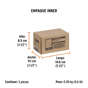 Truper Broca para router, redondeado con moldura, 1-1/2