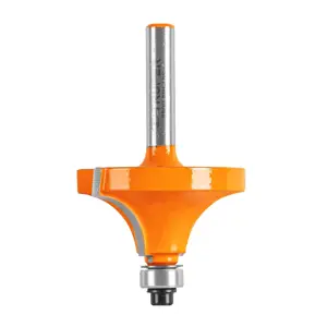 11474 / BROU-RM1-1/2X Truper Broca para router, redondeado con moldura, 1-1/2