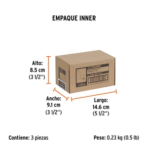 Truper Broca para router, redondeado con moldura, 1-1/4