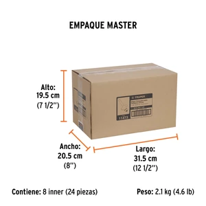 Truper Broca para router, redondeado con moldura, 1-1/4