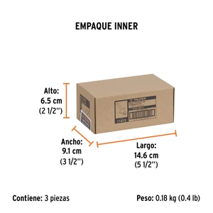 Truper Broca para router, redondeado con moldura, 1