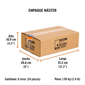 Broca para router, corte en 