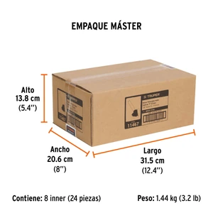 Broca para router, corte en 