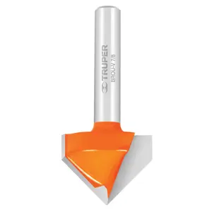 11467 / BROU-V7/8 Broca para router, corte en 
