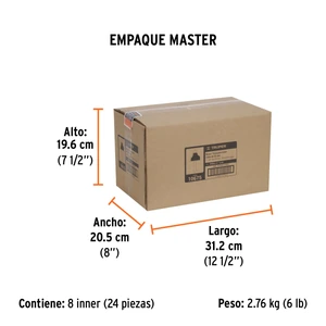 Broca para router, zafiro, 1-1/4