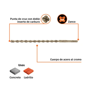 Broca SDS Plus 1/2 x 12