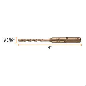 Broca SDS Plus 3/16 x 4