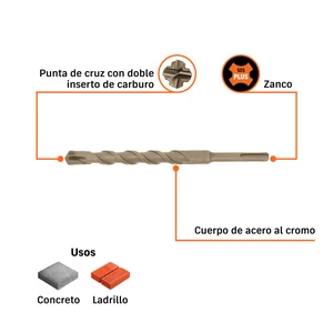 Broca SDS Plus 3/4 x 8