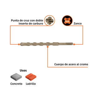 Broca SDS Plus 5/8 x 8