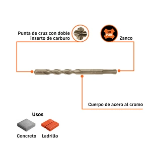 Broca SDS Plus 7/16 x 6