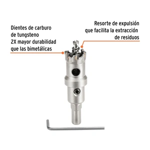 Brocasierra de carburo de tungsteno, 7/8