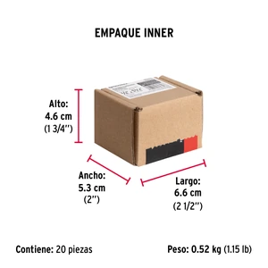 Bisagra tubular soldable de 3/8