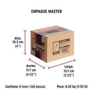Bisagra tubular soldable de 3/8