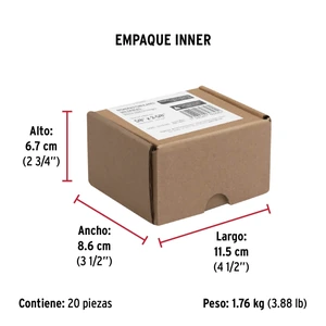 Bisagra tubular soldable de 5/8