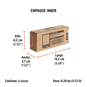 Broca para vidrio y azulejo de 3/8