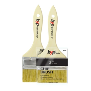 BYP-BCB30 / BCB30 Brocha de cerda natural blanca "Chip brush 1500" - 3"
