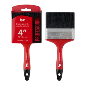 BYP-BLP0040 / BLP0040 Brocha "La profesional" Cerda 100% natural - 4"