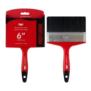 BYP-BLP0060 / BLP0060 Brocha "La profesional" Cerda 100% natural - 6"