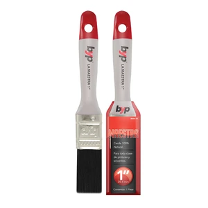 BYP-BMA10 / BMA10 Brocha de cerda natural "La maestra" - 1"