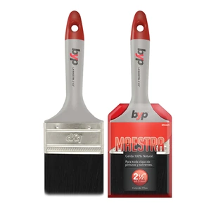 BYP-BMA25 / BMA25 Brocha de cerda natural "La maestra" - 2 1/2"