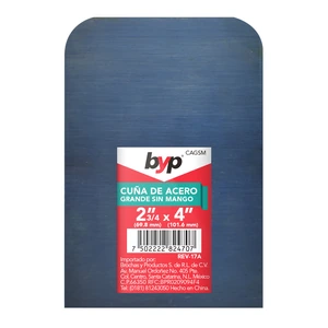 BYP-CAGSM / CAGSM Cuña de acero sin mango - 2 3/4" X 4"