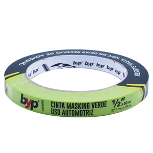 Cinta masking verde para uso automotriz -