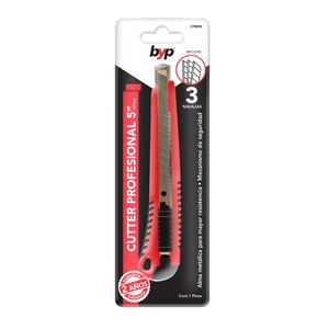 BYP-CPM05 / CPM05 Cutter profesional metálico (incluye 3 navajas) - 5"