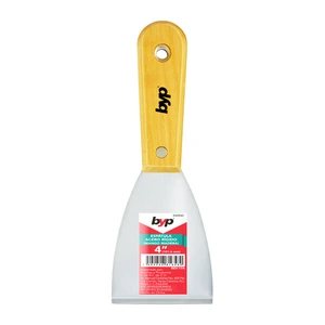 BYP-EMR40 / EMR40 Espátula acero rigido con mango de madera - 4"