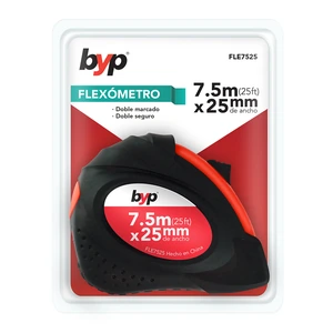 BYP-FLE7525 / FLE7525 Flexómetro - 7.5m x 25mm