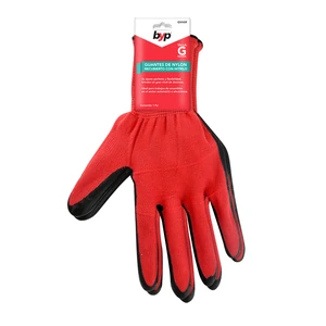 Guantes de nylon con recubrimiento de nitrilo -