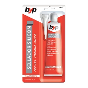 BYP-STR08 / STR08 Sellador silicón - 80g / Transparente