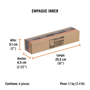 Cincel de corte frío de 1/2 X 8