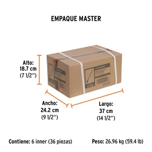 Cincel de corte frío de 1 X 12