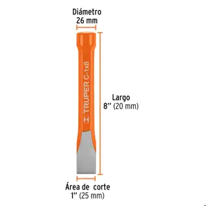 Cincel de corte frío de 1 X 8