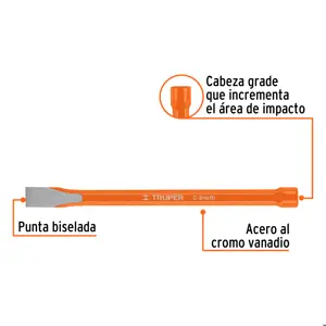 Cincel de corte frío de 3/4 X 10