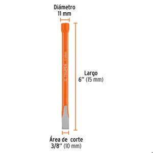 Cincel de corte frío de 3/8 X 6
