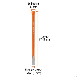 Cincel de corte frío de 5/16 X 6