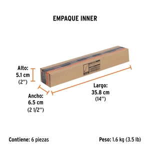 Cincel de corte frío de 5/8 X 12
