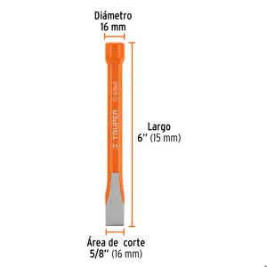 Cincel de corte frío de 5/8 X 6