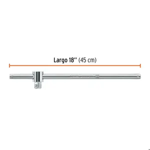 Barra corrediza para dados cuadro 3/4