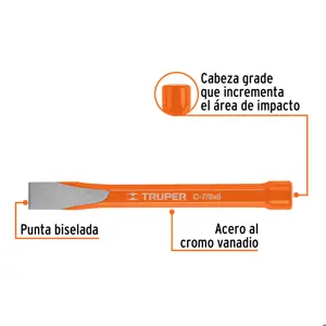 Cincel de corte frío de 7/8 X 8