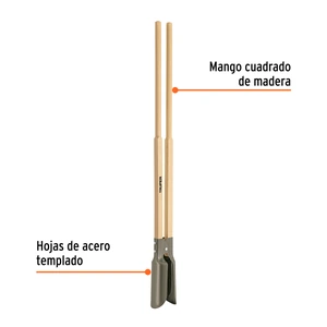 Cavador mangos de madera 48