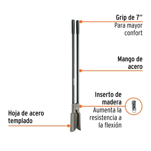 Cavador mangos de acero 45