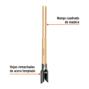 Cavador mangos de madera 48