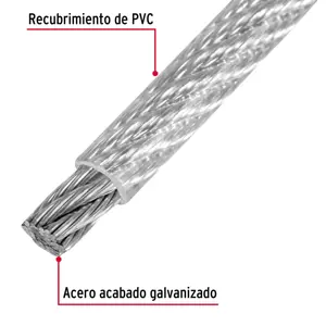 Fiero Metro de cable rígido 1/16